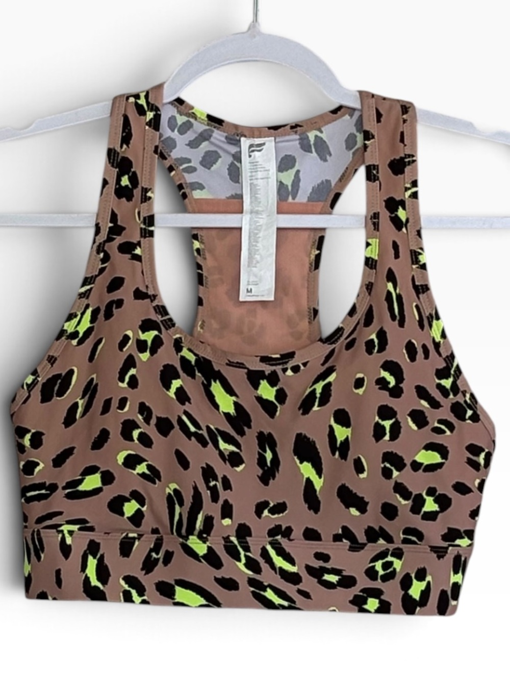Fabletics On-The-Go Medium Impact Padded Sports Bra Size M